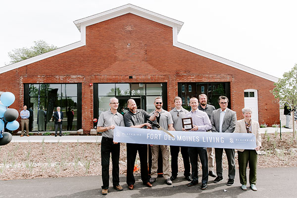 Blackbird team has ribbon-cutting for Fort Des Moines project